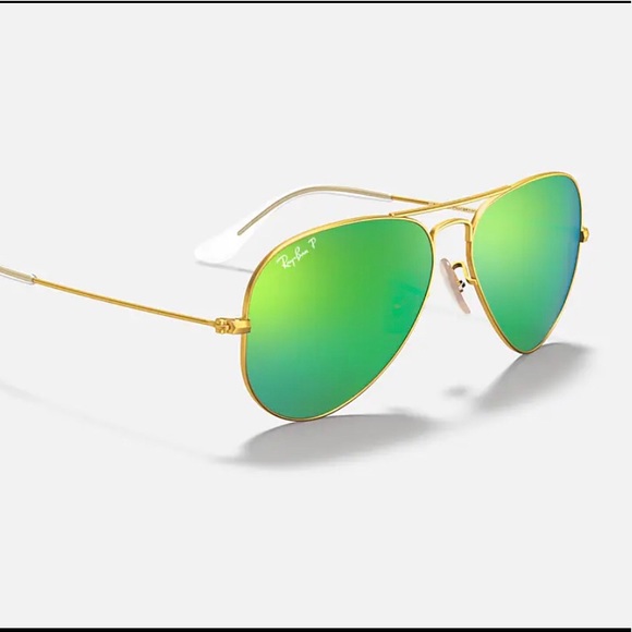 Ray ban Green Mirrored Sunglasses - Picture 3 of 3